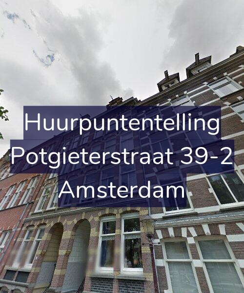 Foto gevel Huurpuntentelling voor Potgieterstraat 39-2, Amsterdam