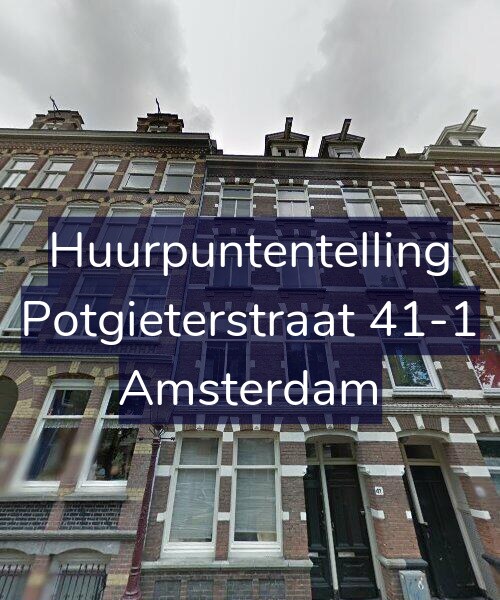 Foto gevel Huurpuntentelling voor Potgieterstraat 41-1, Amsterdam