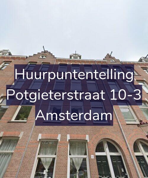 Foto gevel Huurpuntentelling voor Potgieterstraat 10-3, Amsterdam