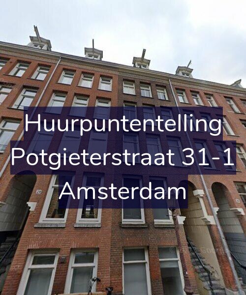 Foto gevel Huurpuntentelling voor Potgieterstraat 31-1, Amsterdam