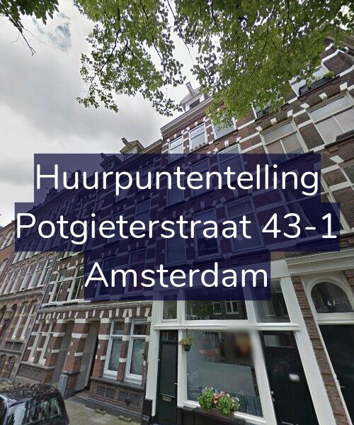 Foto gevel Huurpuntentelling voor Potgieterstraat 43-1, Amsterdam