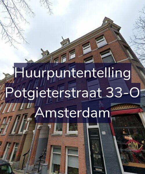 Foto gevel Huurpuntentelling voor Potgieterstraat 33-O, Amsterdam