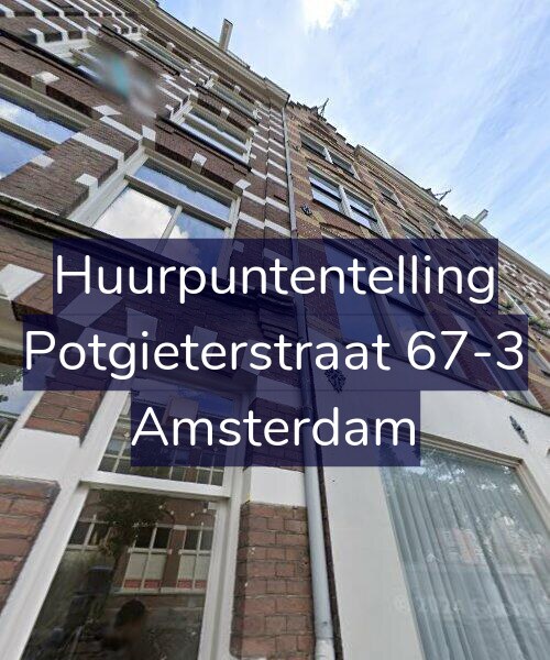 Foto gevel Huurpuntentelling voor Potgieterstraat 67-3, Amsterdam