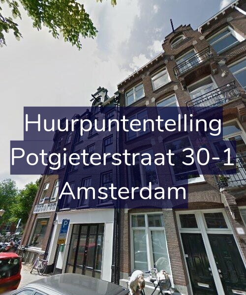Foto gevel Huurpuntentelling voor Potgieterstraat 30-1, Amsterdam
