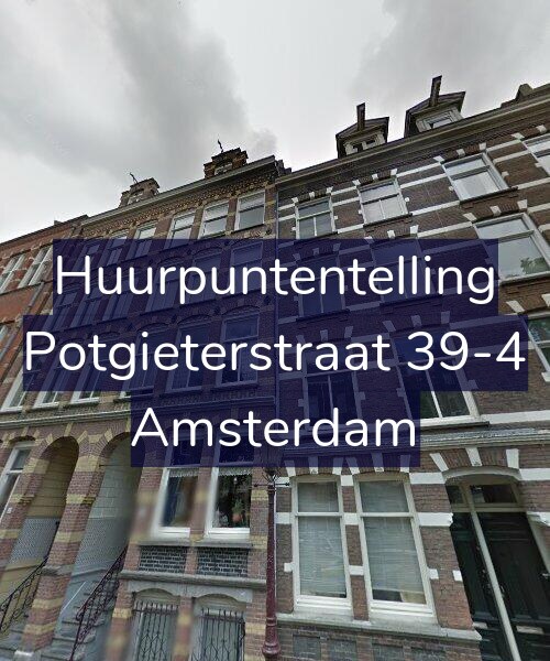 Foto gevel Huurpuntentelling voor Potgieterstraat 39-4, Amsterdam