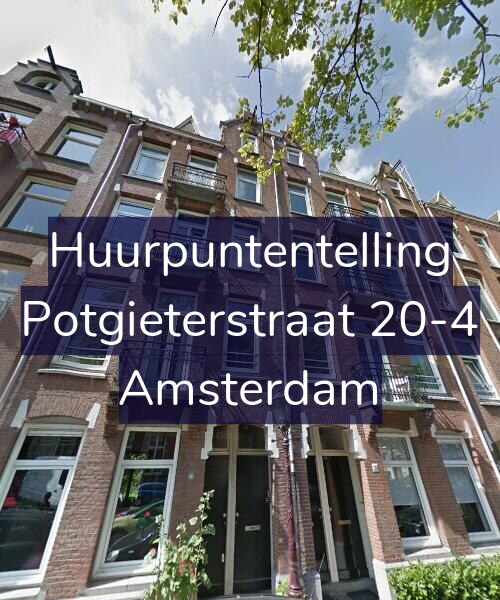 Foto gevel Huurpuntentelling voor Potgieterstraat 20-4, Amsterdam