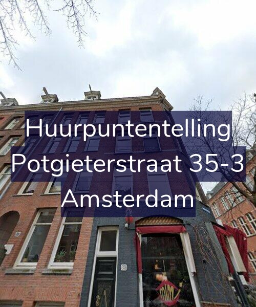 Foto gevel Huurpuntentelling voor Potgieterstraat 35-3, Amsterdam