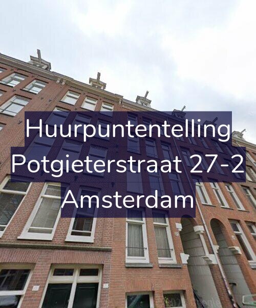 Foto gevel Huurpuntentelling voor Potgieterstraat 27-2, Amsterdam