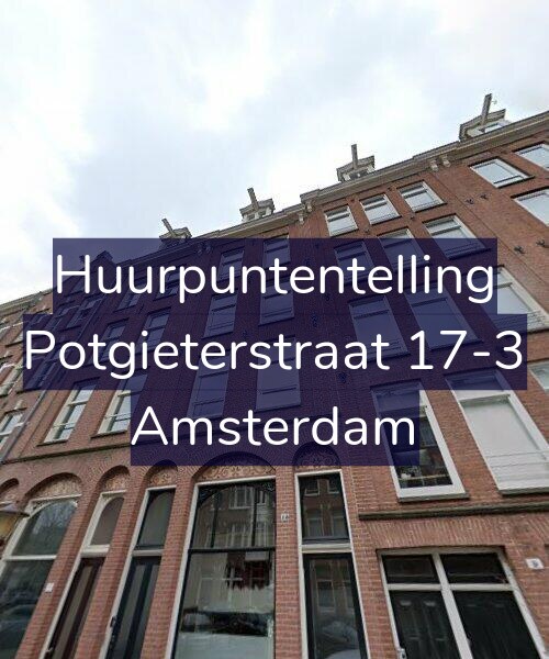 Foto gevel Huurpuntentelling voor Potgieterstraat 17-3, Amsterdam