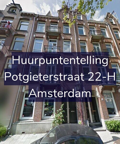Foto gevel Huurpuntentelling voor Potgieterstraat 22-H, Amsterdam