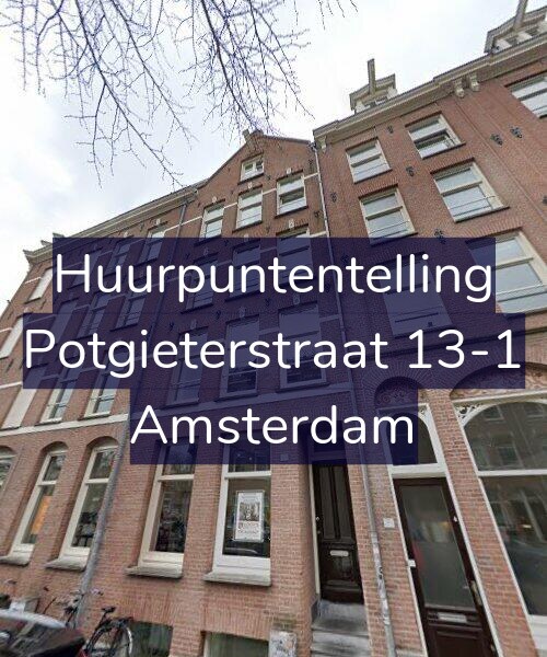 Foto gevel Huurpuntentelling voor Potgieterstraat 13-1, Amsterdam