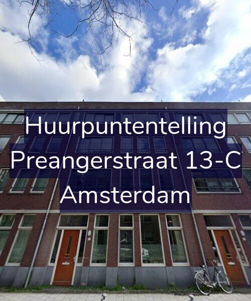 Foto gevel Huurpuntentelling voor Preangerstraat 13-C, Amsterdam