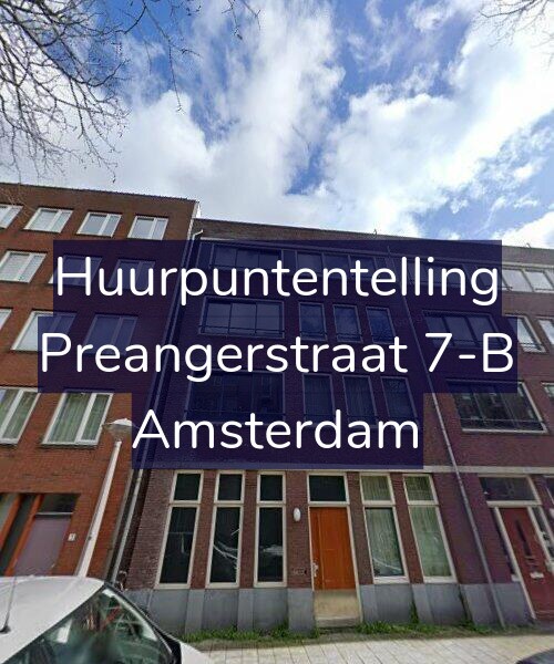 Foto gevel Huurpuntentelling voor Preangerstraat 7-B, Amsterdam