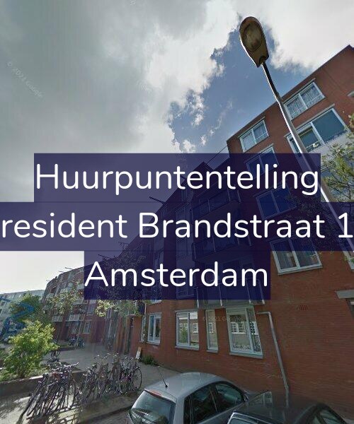 Foto gevel Huurpuntentelling voor President Brandstraat 14, Amsterdam