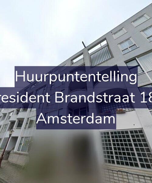 Foto gevel Huurpuntentelling voor President Brandstraat 182, Amsterdam