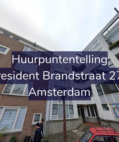 Foto gevel Huurpuntentelling voor President Brandstraat 276, Amsterdam