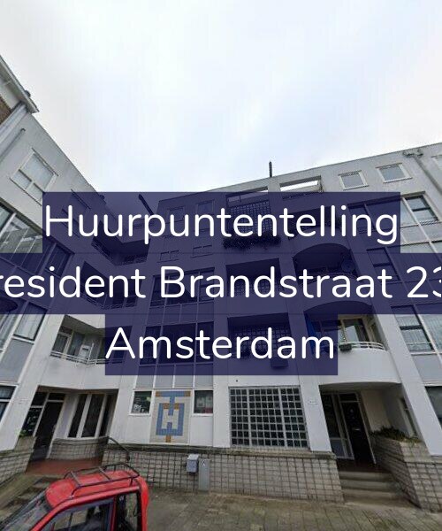 Foto gevel Huurpuntentelling voor President Brandstraat 236, Amsterdam