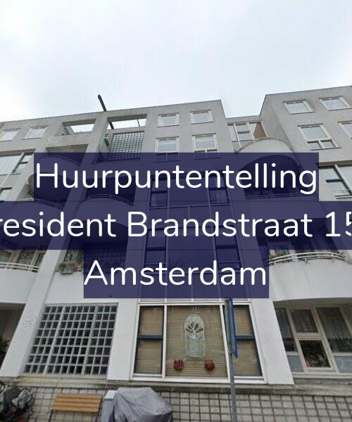 Foto gevel Huurpuntentelling voor President Brandstraat 152, Amsterdam