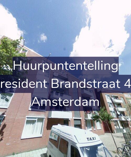Foto gevel Huurpuntentelling voor President Brandstraat 44, Amsterdam