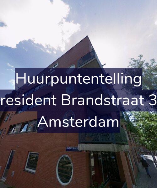 Foto gevel Huurpuntentelling voor President Brandstraat 35, Amsterdam