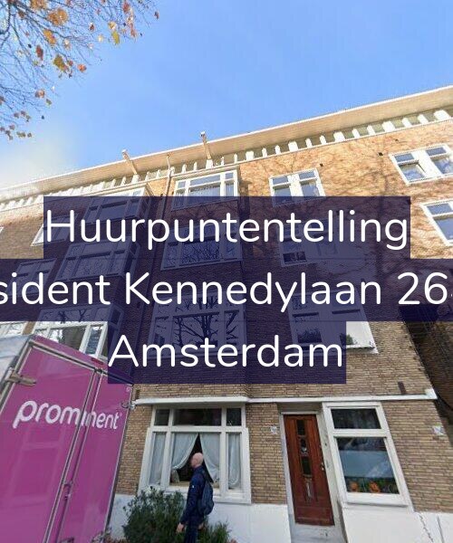 Foto gevel Huurpuntentelling voor President Kennedylaan 264-M, Amsterdam