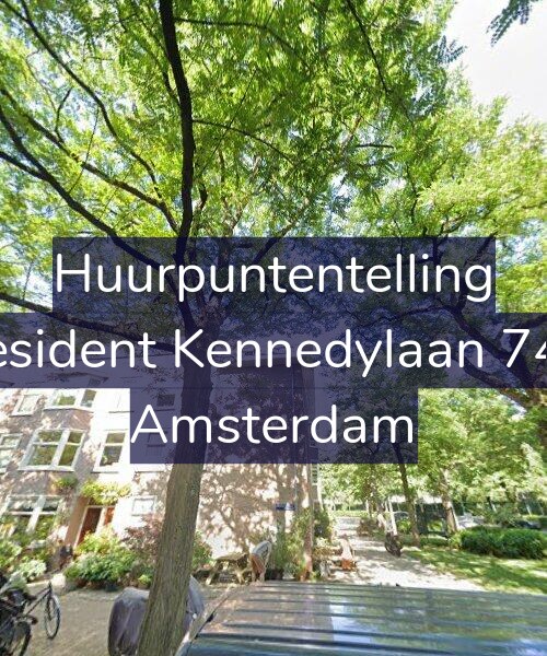 Foto gevel Huurpuntentelling voor President Kennedylaan 74-1, Amsterdam