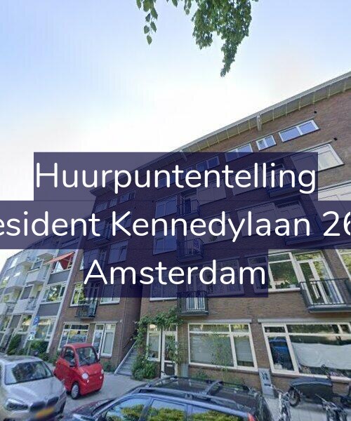 Foto gevel Huurpuntentelling voor President Kennedylaan 26-2, Amsterdam