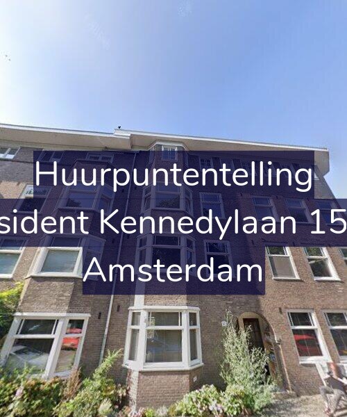 Foto gevel Huurpuntentelling voor President Kennedylaan 152-1, Amsterdam