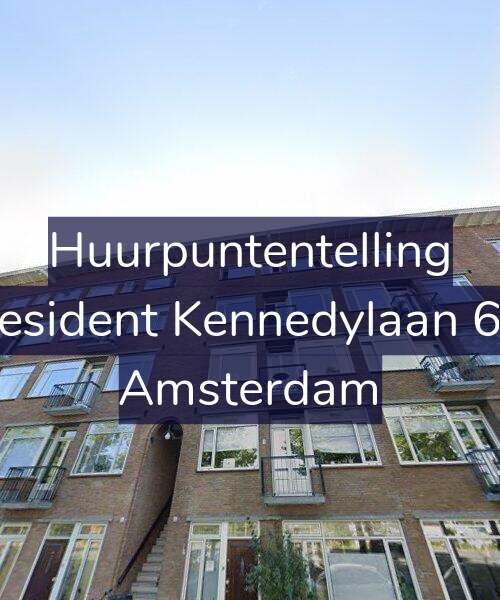 Foto gevel Huurpuntentelling voor President Kennedylaan 6-3, Amsterdam