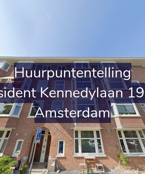Foto gevel Huurpuntentelling voor President Kennedylaan 198-H, Amsterdam