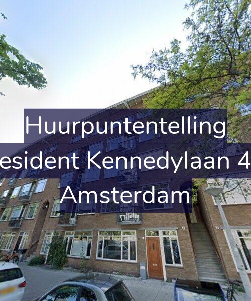 Foto gevel Huurpuntentelling voor President Kennedylaan 4-1, Amsterdam