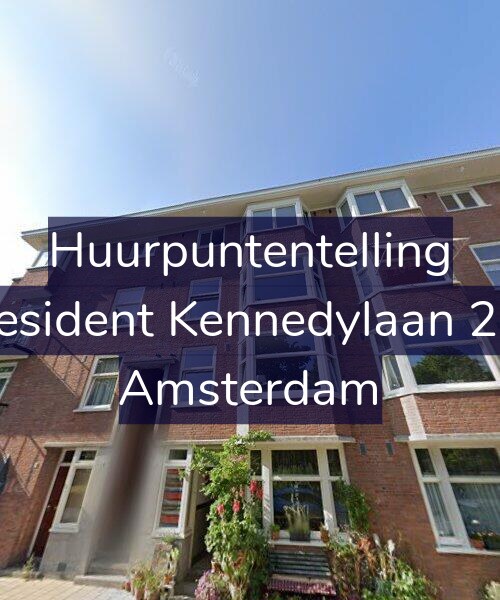 Foto gevel Huurpuntentelling voor President Kennedylaan 202, Amsterdam