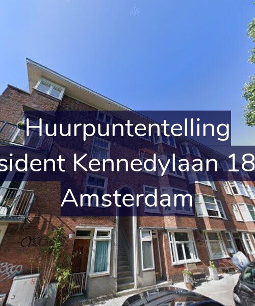 Foto gevel Huurpuntentelling voor President Kennedylaan 184-3, Amsterdam