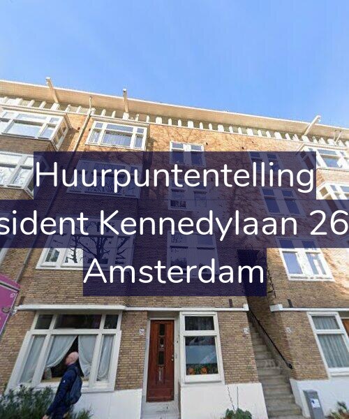 Foto gevel Huurpuntentelling voor President Kennedylaan 264-P, Amsterdam
