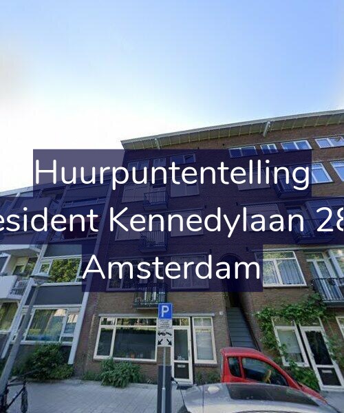 Foto gevel Huurpuntentelling voor President Kennedylaan 28-4, Amsterdam