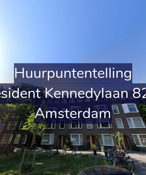 Foto gevel Huurpuntentelling voor President Kennedylaan 82-H, Amsterdam