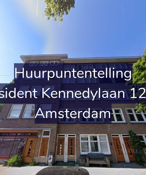 Foto gevel Huurpuntentelling voor President Kennedylaan 126-3, Amsterdam