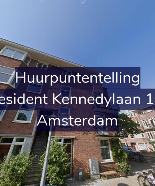 Foto gevel Huurpuntentelling voor President Kennedylaan 190, Amsterdam