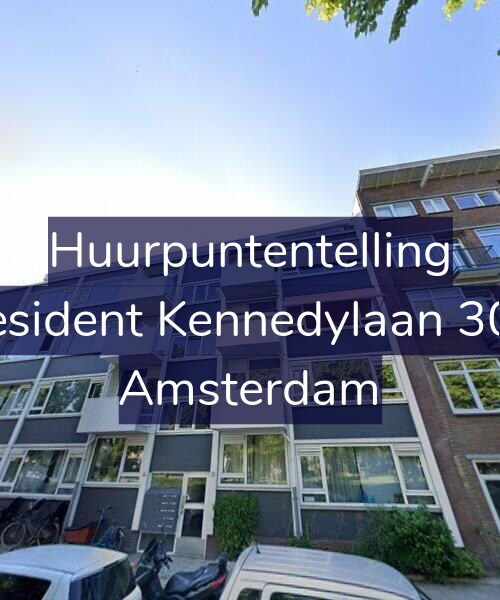 Foto gevel Huurpuntentelling voor President Kennedylaan 30-2, Amsterdam