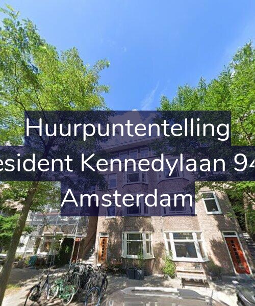 Foto gevel Huurpuntentelling voor President Kennedylaan 94-2, Amsterdam