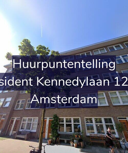 Foto gevel Huurpuntentelling voor President Kennedylaan 124-2, Amsterdam