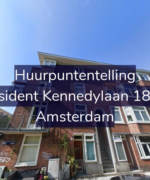 Foto gevel Huurpuntentelling voor President Kennedylaan 186-3, Amsterdam