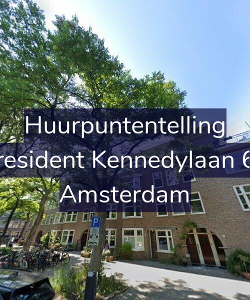 Foto gevel Huurpuntentelling voor President Kennedylaan 64, Amsterdam