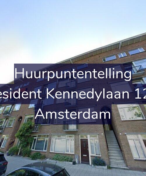 Foto gevel Huurpuntentelling voor President Kennedylaan 12-1, Amsterdam