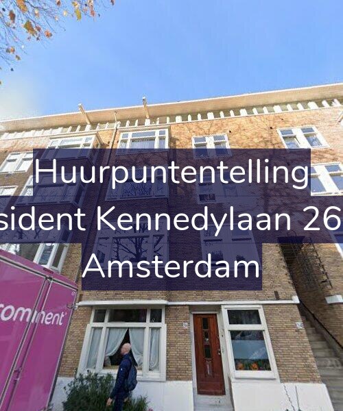 Foto gevel Huurpuntentelling voor President Kennedylaan 264-U, Amsterdam