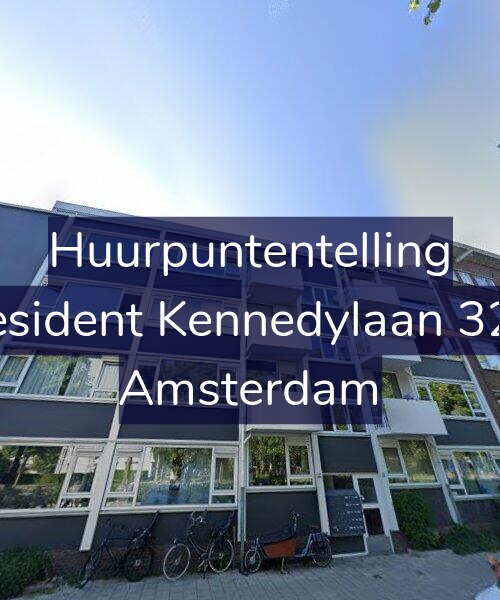 Foto gevel Huurpuntentelling voor President Kennedylaan 32-1, Amsterdam
