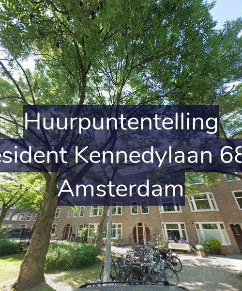 Foto gevel Huurpuntentelling voor President Kennedylaan 68-H, Amsterdam