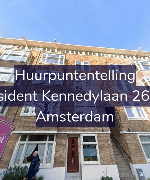 Foto gevel Huurpuntentelling voor President Kennedylaan 264-N, Amsterdam