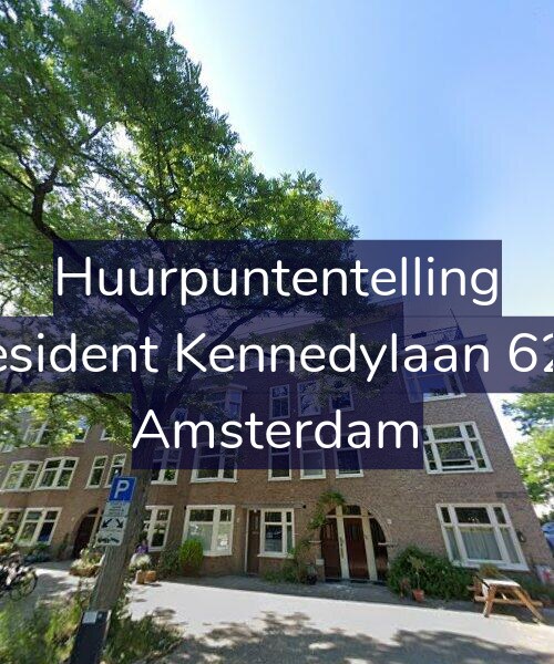 Foto gevel Huurpuntentelling voor President Kennedylaan 62-1, Amsterdam