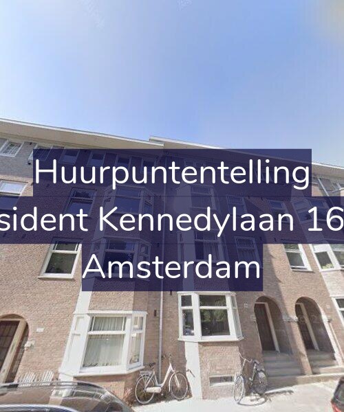 Foto gevel Huurpuntentelling voor President Kennedylaan 164-2, Amsterdam